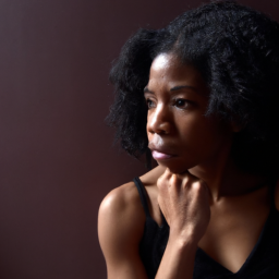 Susan is a beautiful, well-educated black woman, age 30+ , who has natural hair style, little and natural make up on, she is dressed casually but in an elegant style.