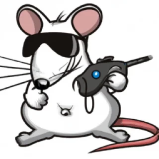 Mouse with gun